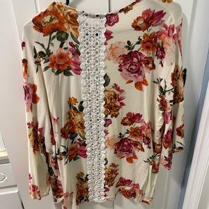 Floral cardigan light weight